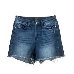 Judy Blue Distressed Denim Shorts Small